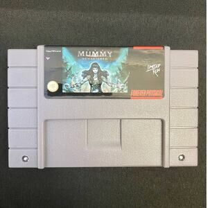 Limited Run The Mummy Demastered Commemorative Non-Functioning SNES Cartridge